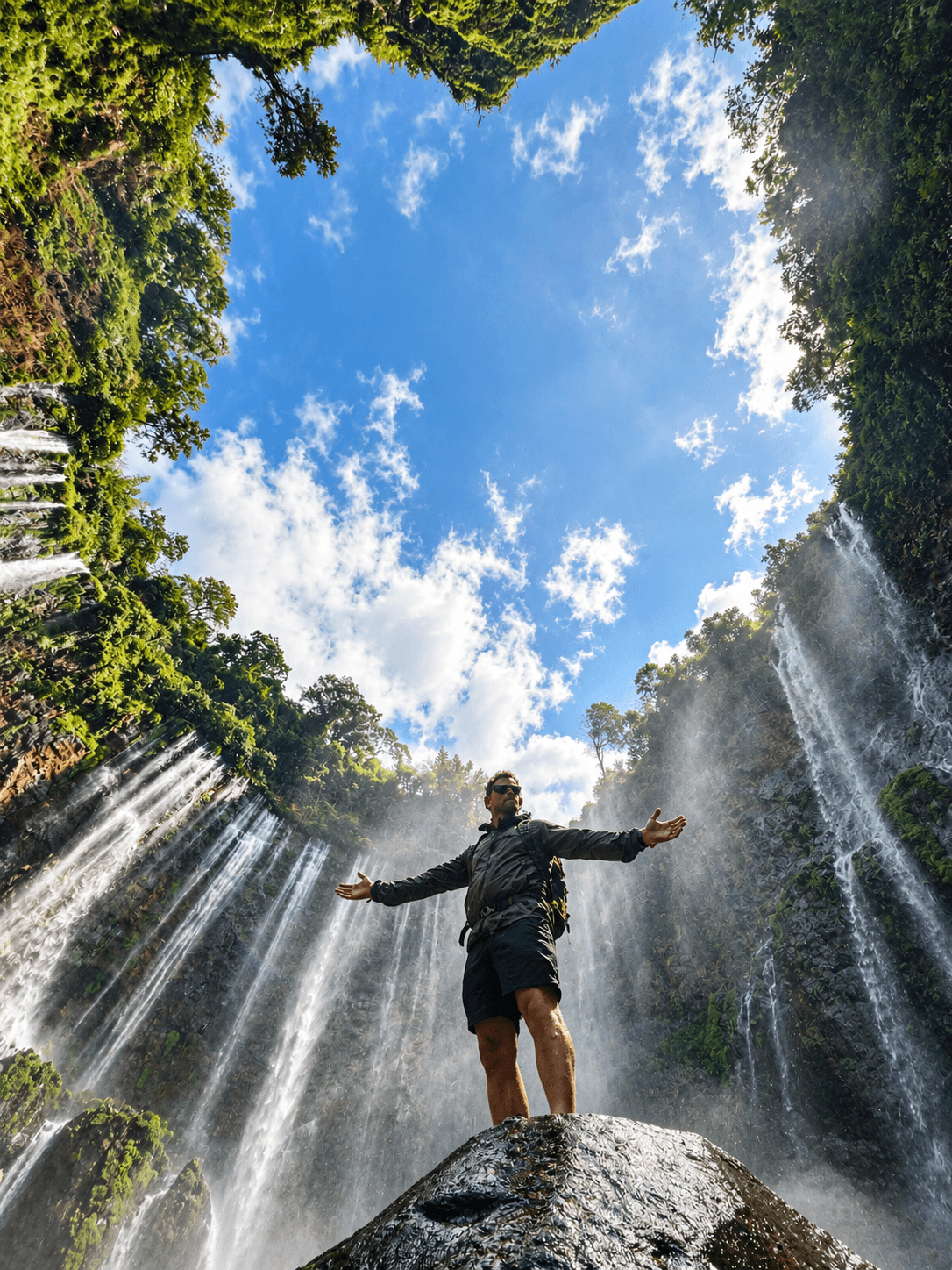 Tumpak Sewu Waterfall and Drop Cave Tour Package tour
